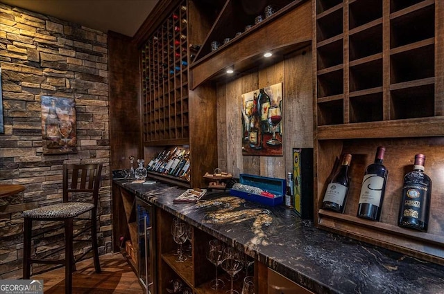 175 Tillman Ln, Athens, GA 30606 - wine room featuring a dry bar