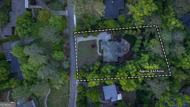 175 Tillman Ln, Athens, GA 30606 - view of property location featuring property boundaries highlighted