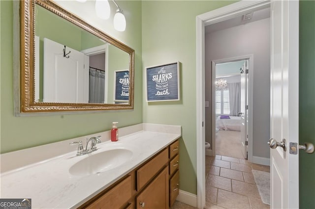 3883 Wakefield Hall Sq SE, Smyrna, GA 30080 - bathroom with baseboards and vanity