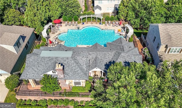 3883 Wakefield Hall Sq SE, Smyrna, GA 30080 - view of subject property with a pool area
