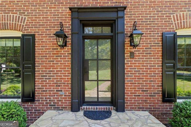 5790 Heards Forest Dr, Atlanta, GA 30328 - property entrance with brick siding