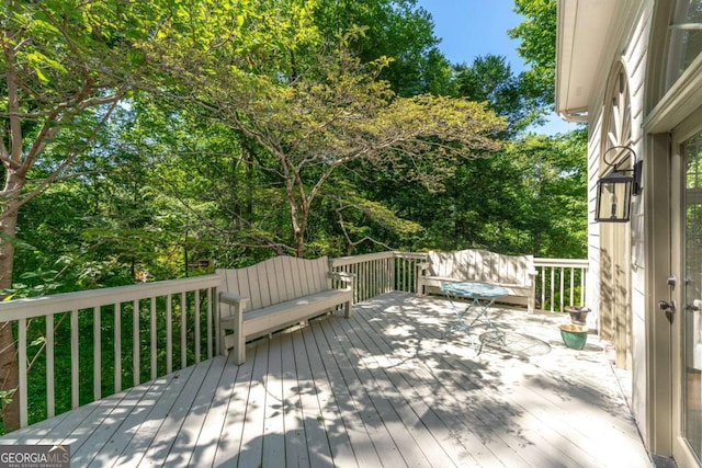 1811 Fountain Hill Ct, Duluth, GA 30097 - view of wooden terrace