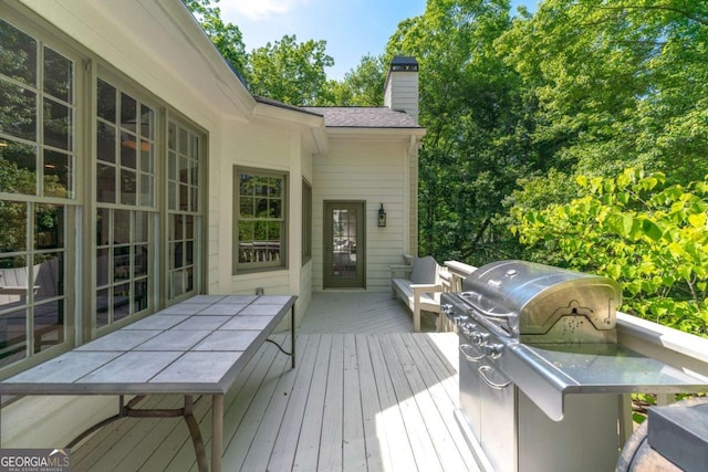 1811 Fountain Hill Ct, Duluth, GA 30097 - view of deck