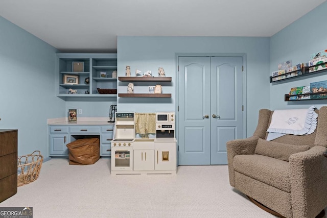 1811 Fountain Hill Ct, Duluth, GA 30097 - home office featuring light colored carpet