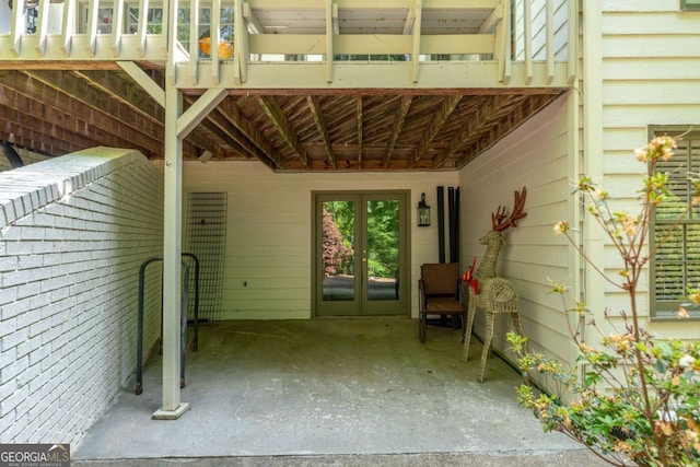 1811 Fountain Hill Ct, Duluth, GA 30097 - property entrance with french doors and a patio area