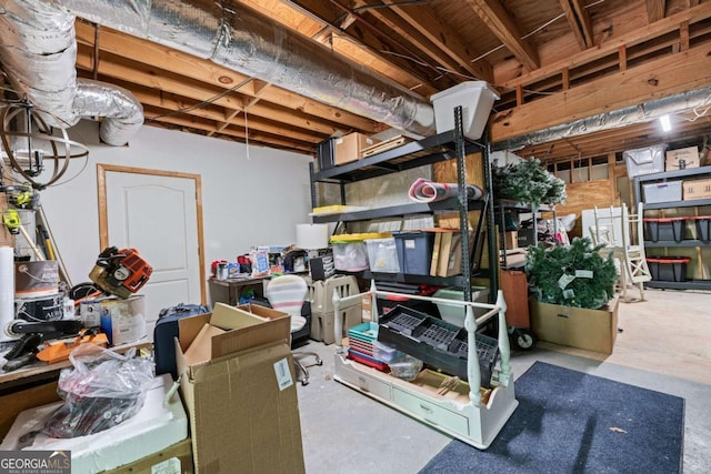 1811 Fountain Hill Ct, Duluth, GA 30097 - view of unfinished below grade area