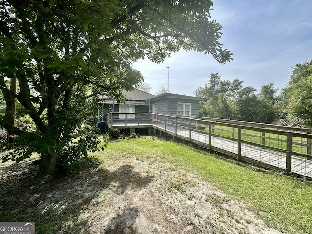 2409 Dorothy St, Waycross, GA 31501 - view of yard with fence