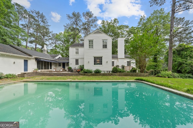 1419 Briarcliff Rd, Macon, GA 31201 - pool featuring a yard and a patio area