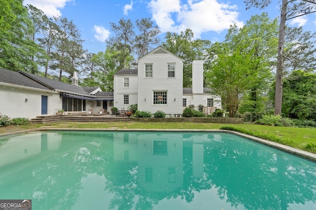 1419 Briarcliff Rd, Macon, GA 31201 - pool featuring a yard and a patio