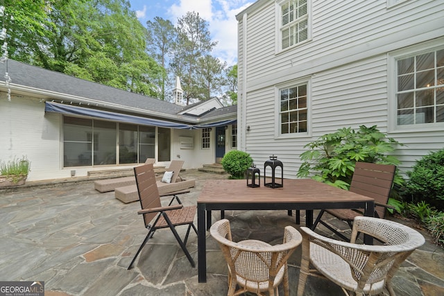 1419 Briarcliff Rd, Macon, GA 31201 - view of patio featuring outdoor dining area