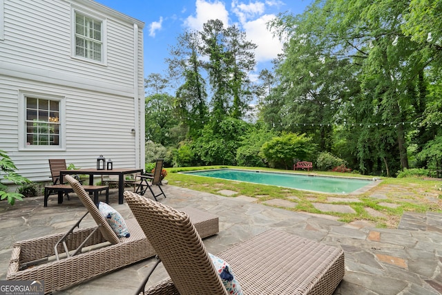 1419 Briarcliff Rd, Macon, GA 31201 - pool with outdoor dining area and a patio