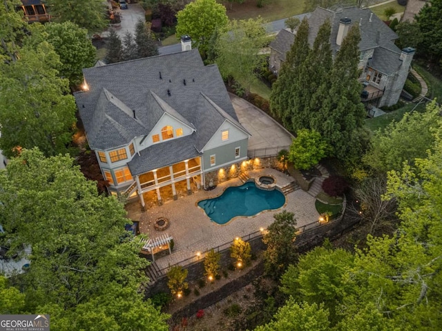 2480 Flint Creek Dr, Cumming, GA 30041 - drone / aerial view