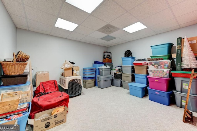 view of storage