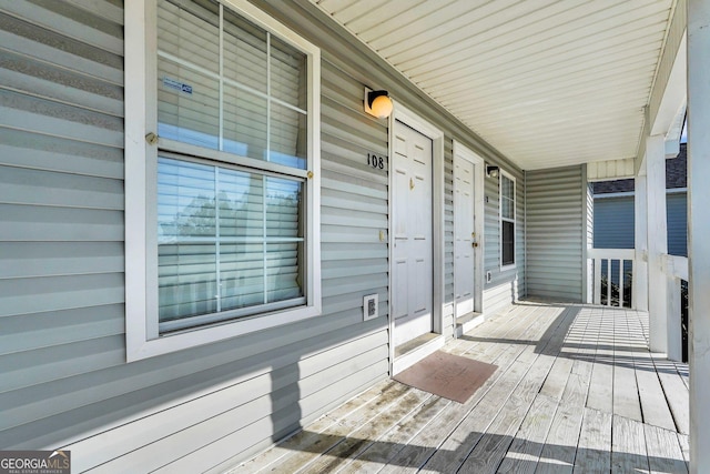 108 Magnolia Plantation Trce Unit 108, Hinesville, GA 31313 - view of patio / terrace featuring a porch