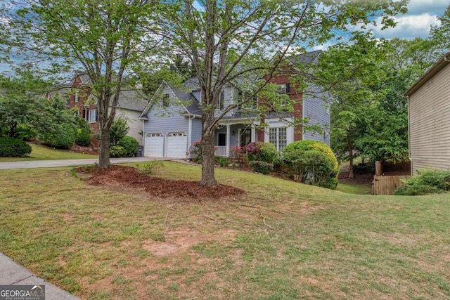 1533 Fallen Leaf Dr SW, Marietta, GA 30064 - traditional-style house featuring a front lawn and driveway