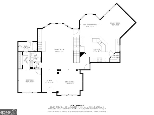 1985 Chapel Estates Ln, Dacula, GA 30019 - view of home floor plan