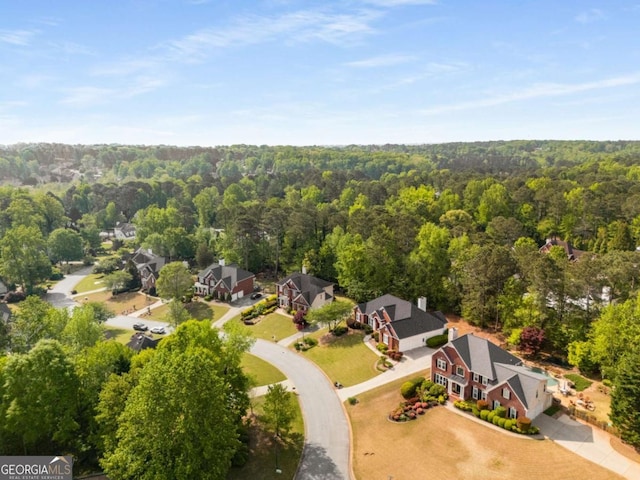 500 Meadowmeade Ln, Lawrenceville, GA 30043 - aerial view of residential area featuring a forest