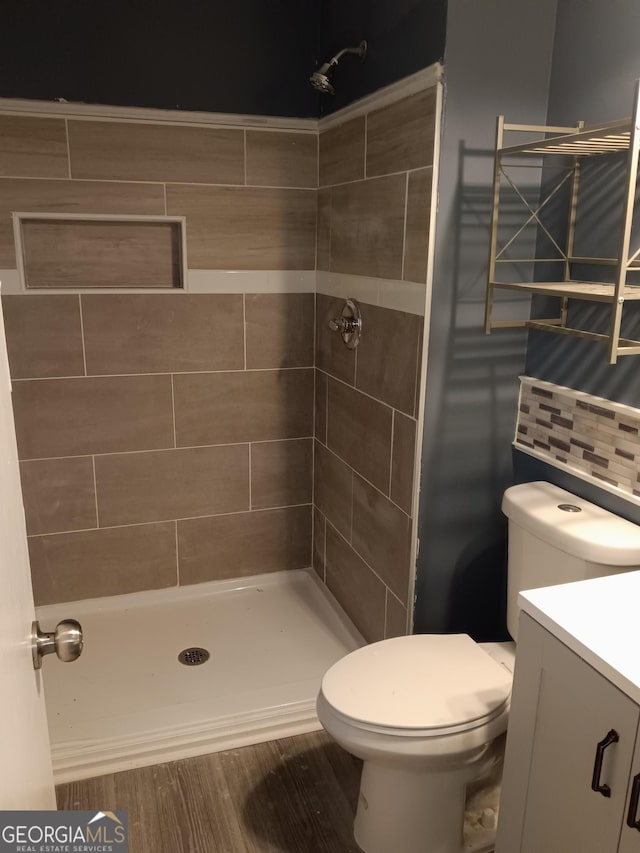 4616 Hamlet Walk SE, Conyers, GA 30094 - full bath featuring a shower stall, vanity, and toilet