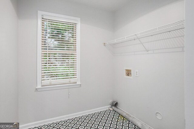 732 Sweet Gum Way, Canton, GA 30115 - laundry area featuring washer hookup, baseboards, and laundry area