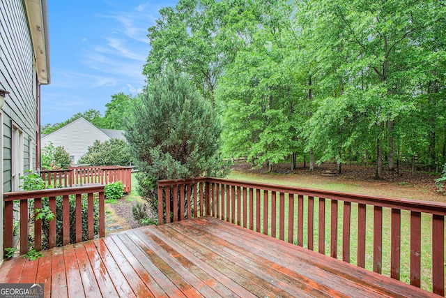 732 Sweet Gum Way, Canton, GA 30115 - view of deck