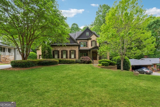 2551 Raintree Dr NE, Atlanta, GA 30345 - view of front of house featuring a front lawn