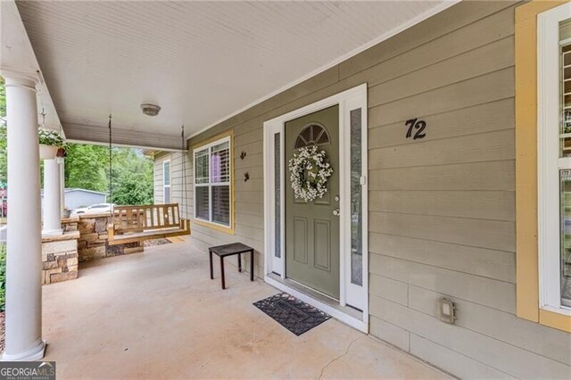 72 Griggs St SW, Marietta, GA 30064 - doorway to property with covered porch
