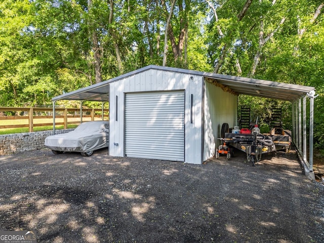 369 Arnold Mill Rd, Woodstock, GA 30188 - view of outdoor structure with fence and an outdoor structure