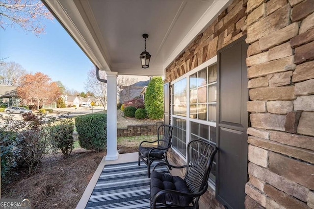 3125 Crooked Stick Dr, Cumming, GA 30041 - view of patio with covered porch