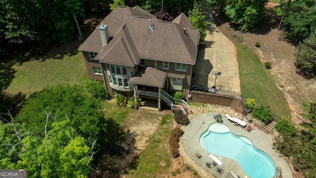 bird's eye view