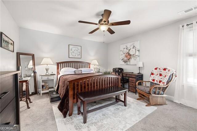 411 Conductor Ct, Jefferson, GA 30549 - bathroom with a ceiling fan, baseboards, a sink, and double vanity