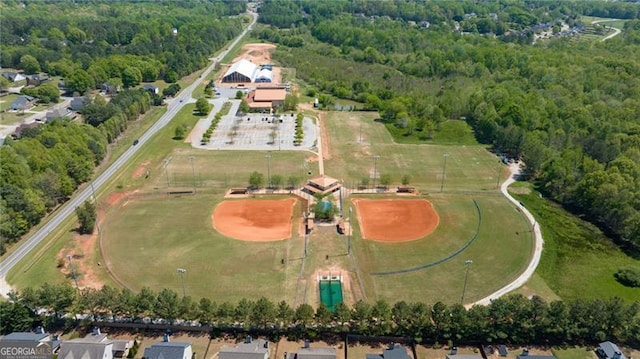 411 Conductor Ct, Jefferson, GA 30549 - aerial view featuring a residential view and a wooded view