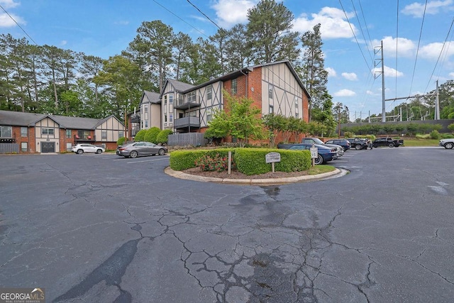 view of street with a residential view
