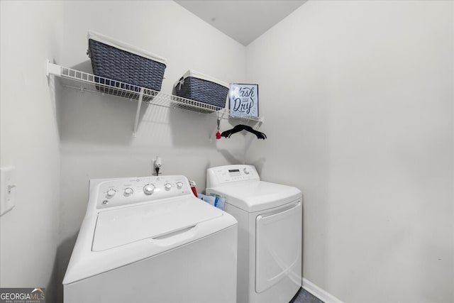 5950 Hidden Ridge Ct, Cumming, GA 30028 - washroom featuring washer and clothes dryer