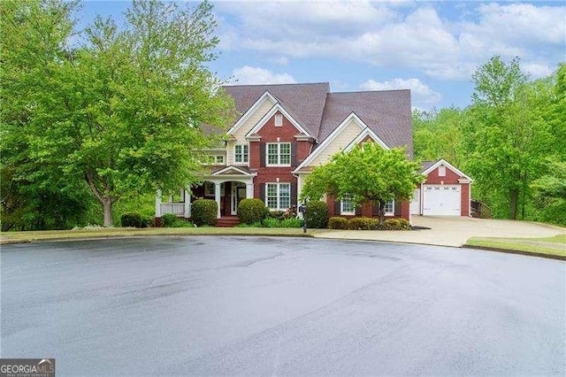 51 Sagemont Ct, Acworth, GA 30101 - view of front of house with a garage and driveway