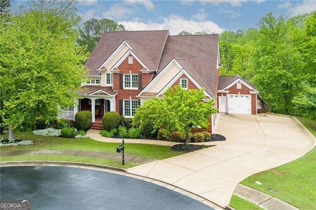 51 Sagemont Ct, Acworth, GA 30101 - view of front of house featuring a garage and concrete driveway