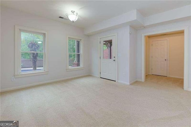 51 Sagemont Ct, Acworth, GA 30101 - unfurnished room featuring visible vents, baseboards, and light carpet