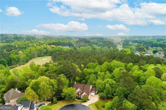 51 Sagemont Ct, Acworth, GA 30101 - aerial view with a forest view
