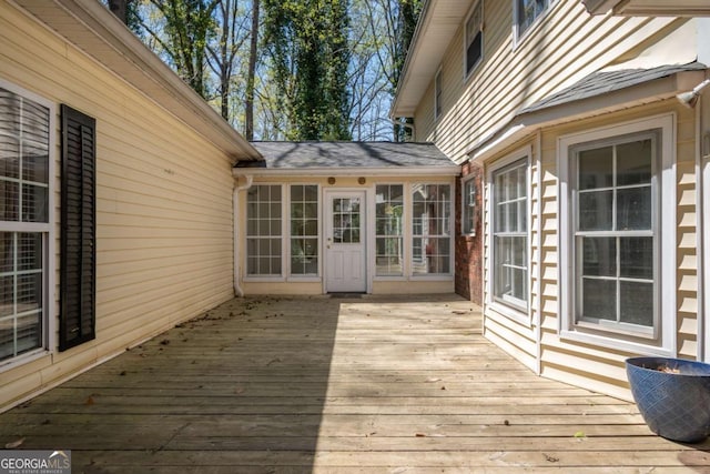 view of deck