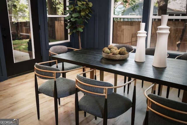 156 Martha Ave NE, Atlanta, GA 30317 - dining space featuring wood finished floors