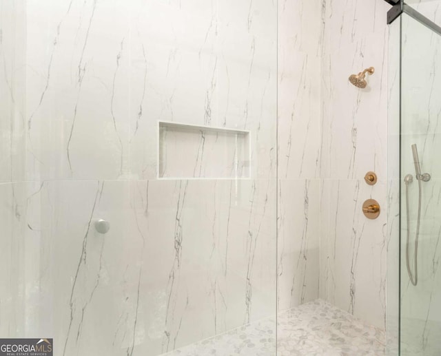156 Martha Ave NE, Atlanta, GA 30317 - bathroom with a marble finish shower