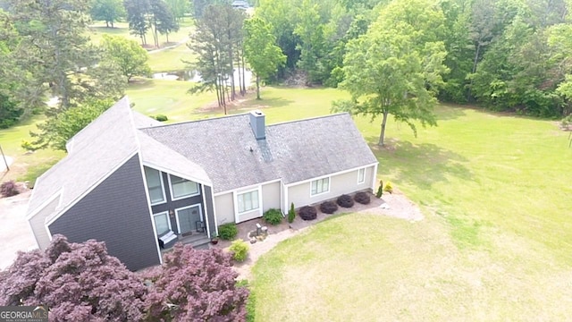 1323 Fairway Dr, Elberton, GA 30635 - bird's eye view featuring a water view