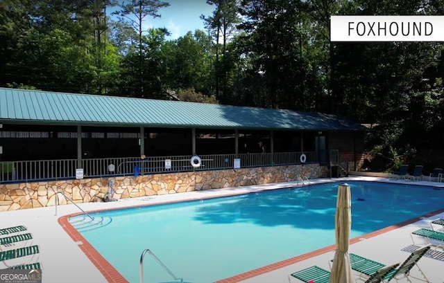 view of community pool