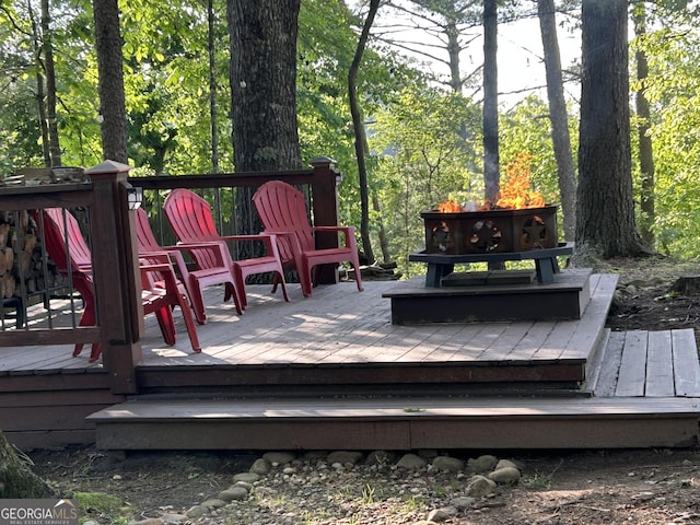 view of deck