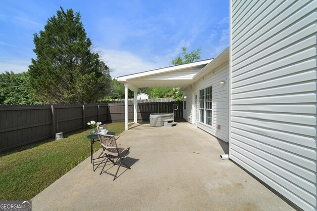 3047 Standing Rock Ct, Lithia Springs, GA 30122 - view of patio with a fenced backyard