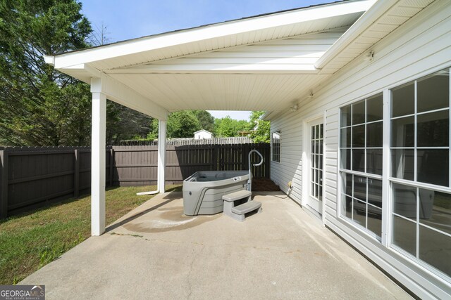 3047 Standing Rock Ct, Lithia Springs, GA 30122 - view of patio / terrace with fence