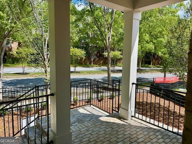 view of patio featuring covered porch