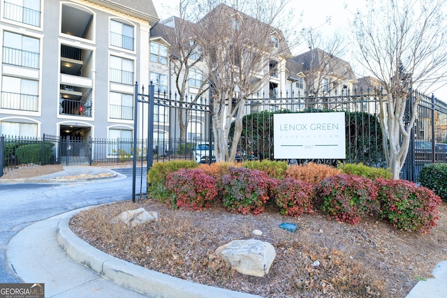 2657 Lenox Road Ne 68Bldg E, Atlanta, GA 30324 - community / neighborhood sign featuring fence