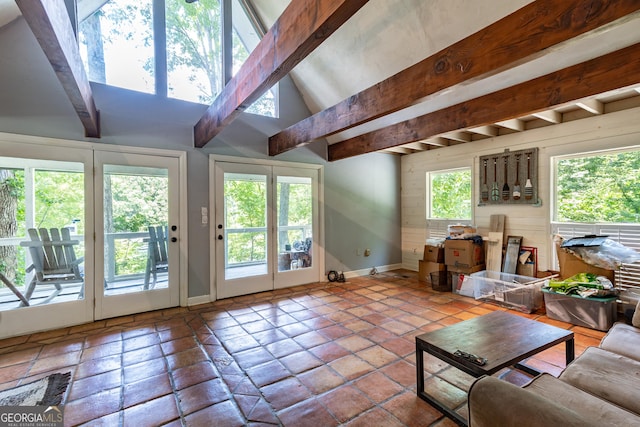 9240 Lisa Cir, Gainesville, GA 30506 - tiled living room featuring baseboards