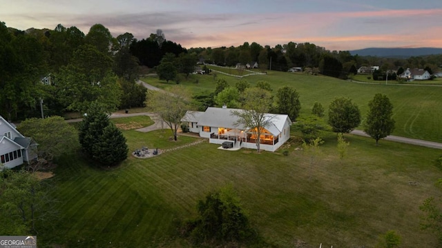 2180 Pine Lake Rd, Hiawassee, GA 30546 - drone / aerial view with a rural view