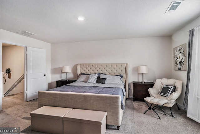 231 Limestone Cir, Conyers, GA 30013 - bedroom with light carpet and visible vents